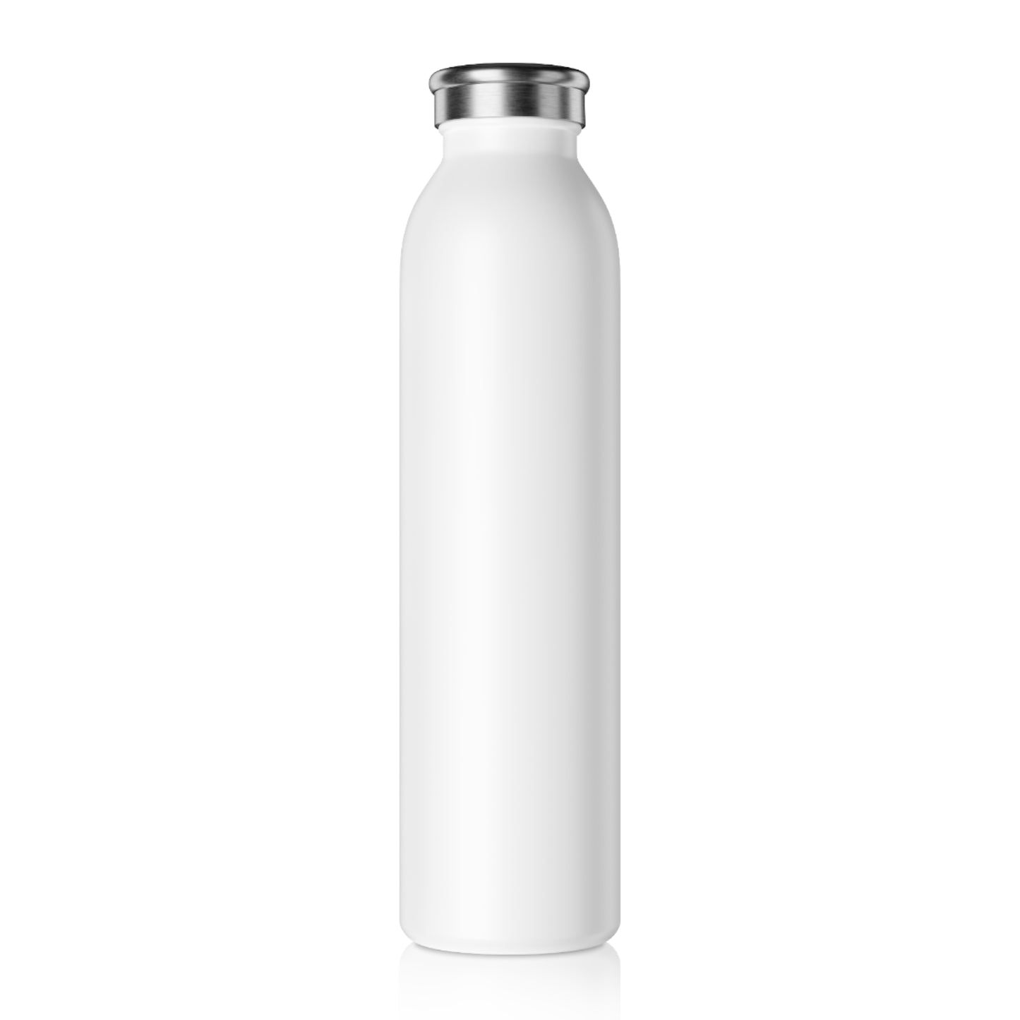 Inspirational Slim Water Bottle - "Las rosas son rojas" - Eco-Friendly Hydration