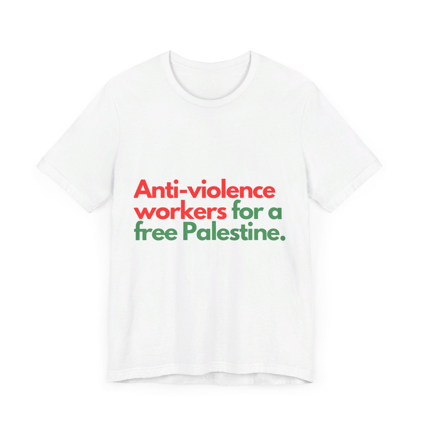 Free Palestine! Unisex Jersey Short Sleeve Tee
