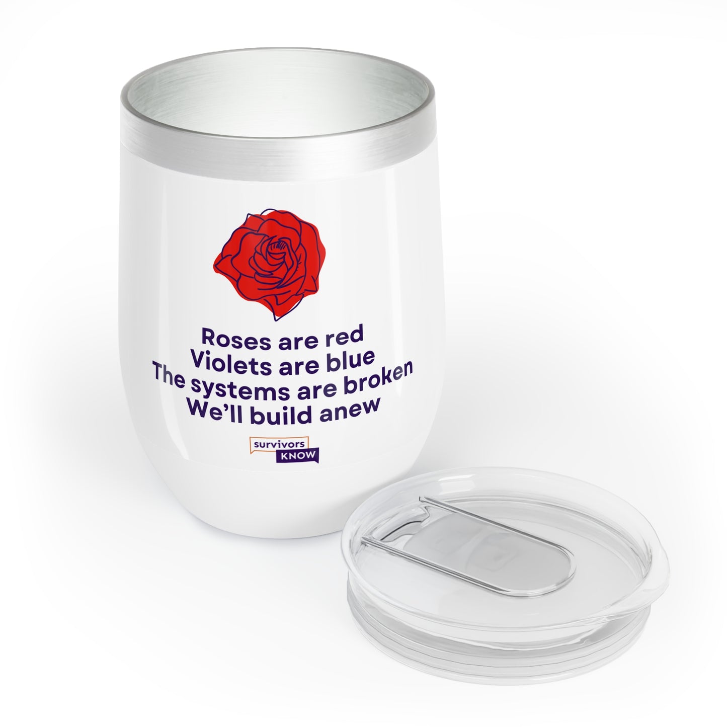 Inspirational Wine Tumbler - Perfect for Celebrations & Support