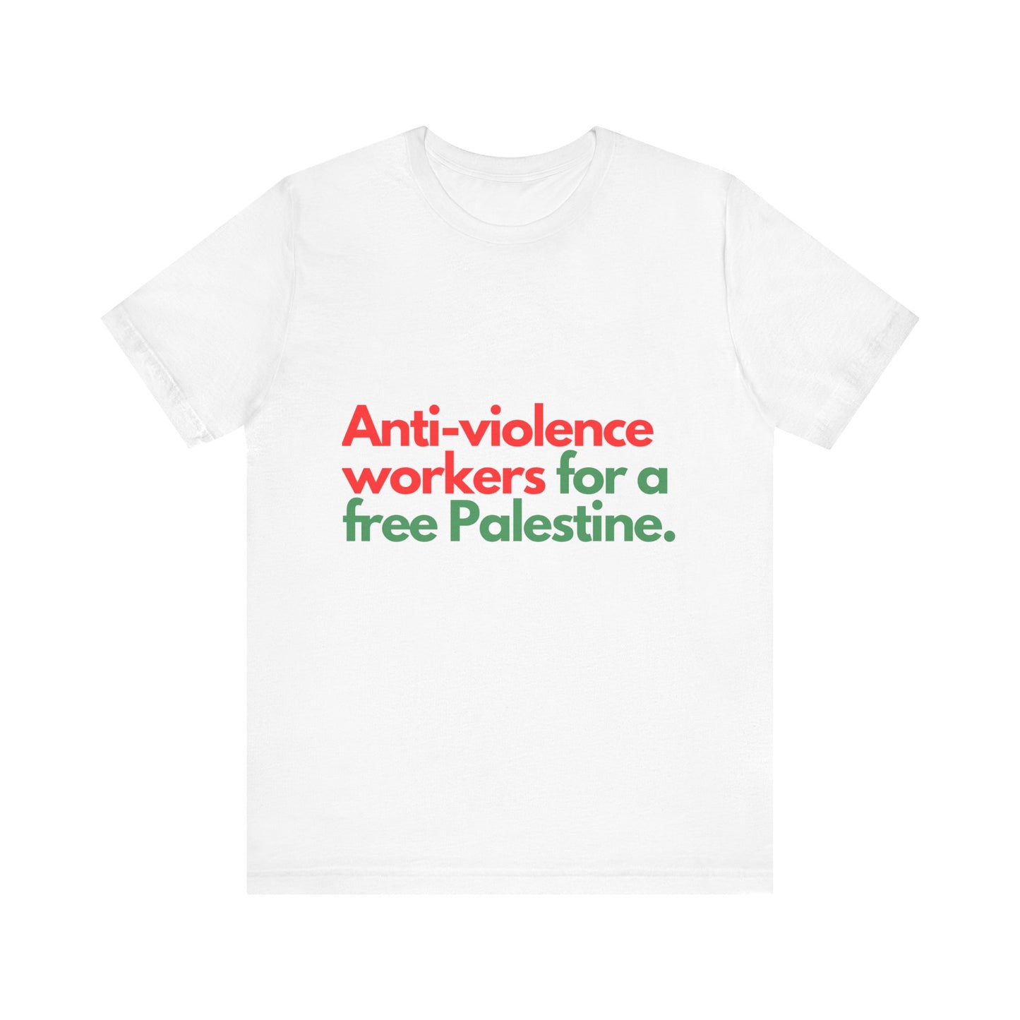 Free Palestine! Unisex Jersey Short Sleeve Tee