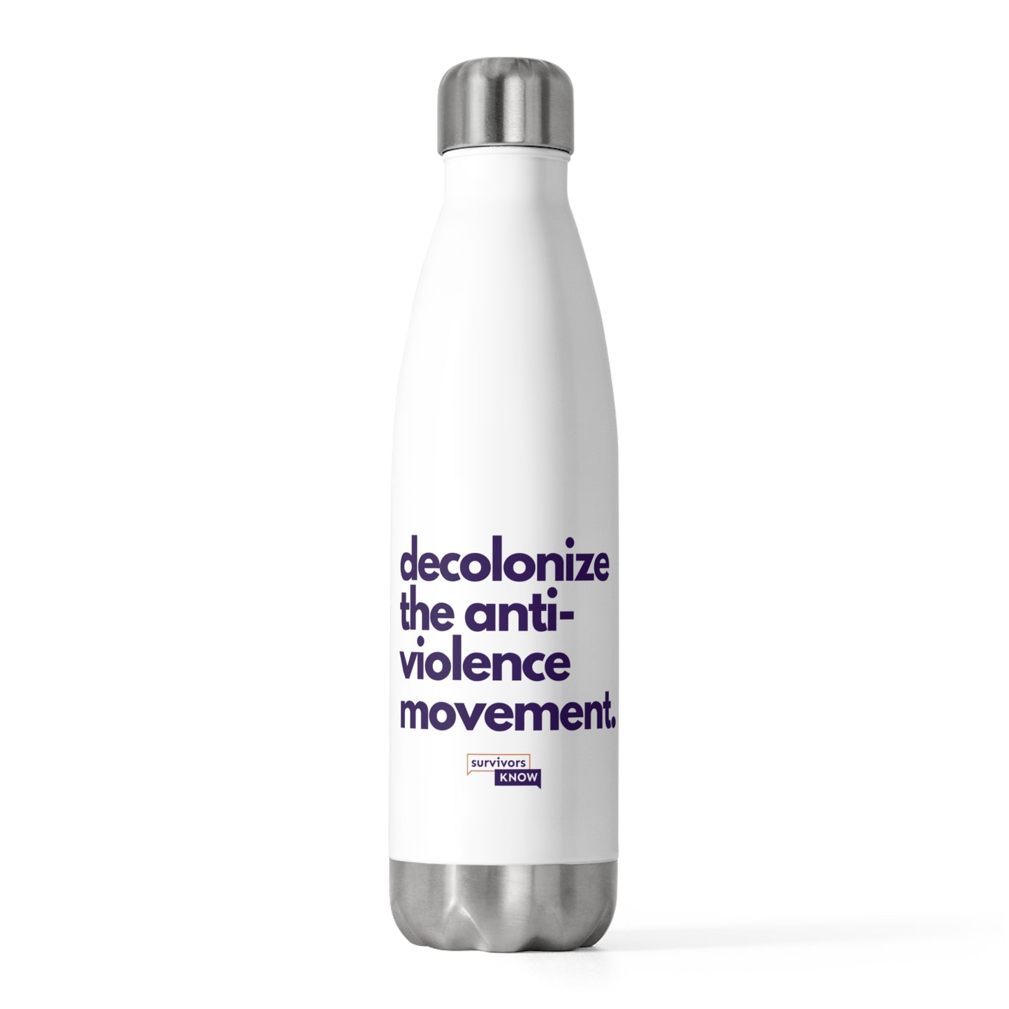 20oz Insulated Bottle - Decolonize the Anti-Violence Movement