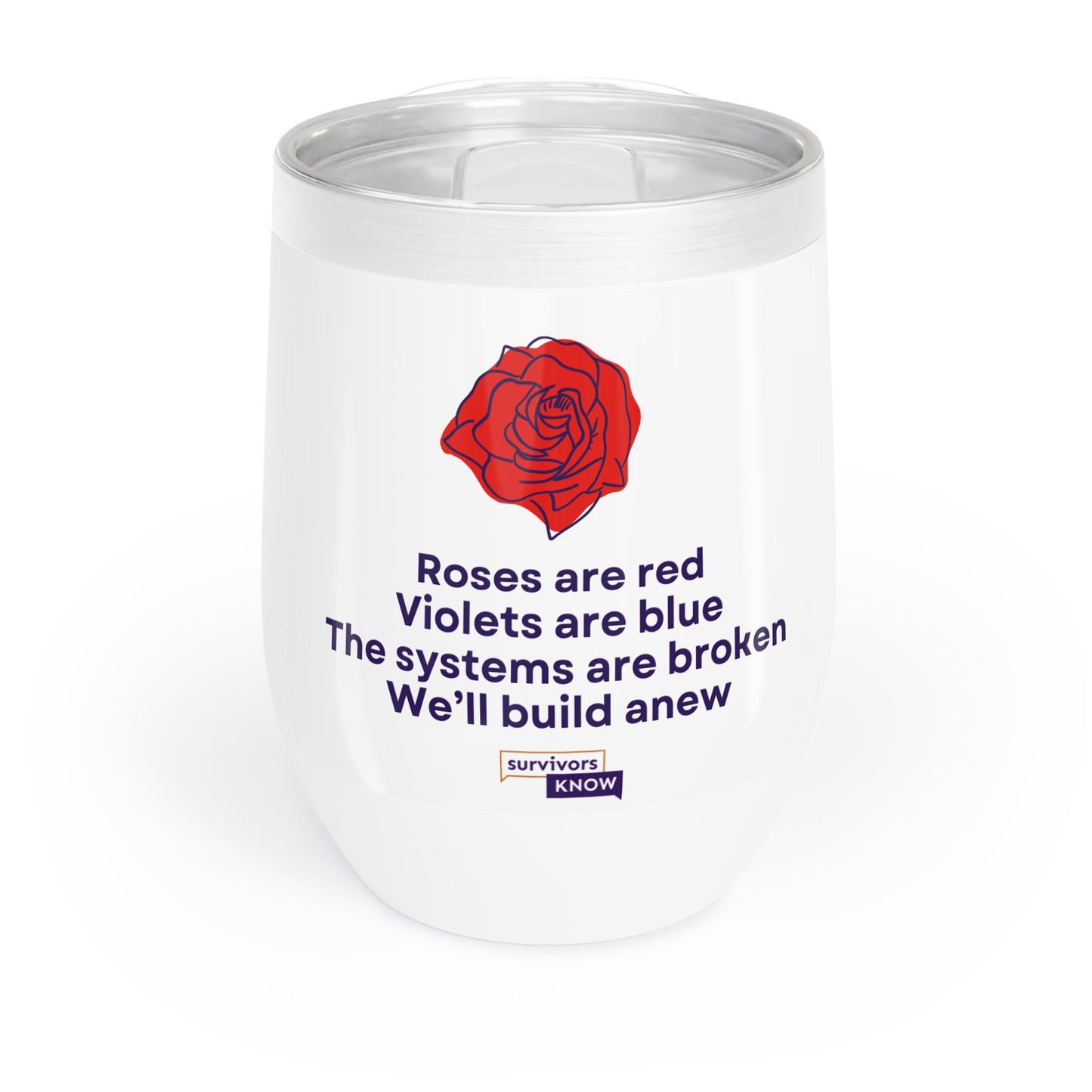 Inspirational Wine Tumbler - Perfect for Celebrations & Support