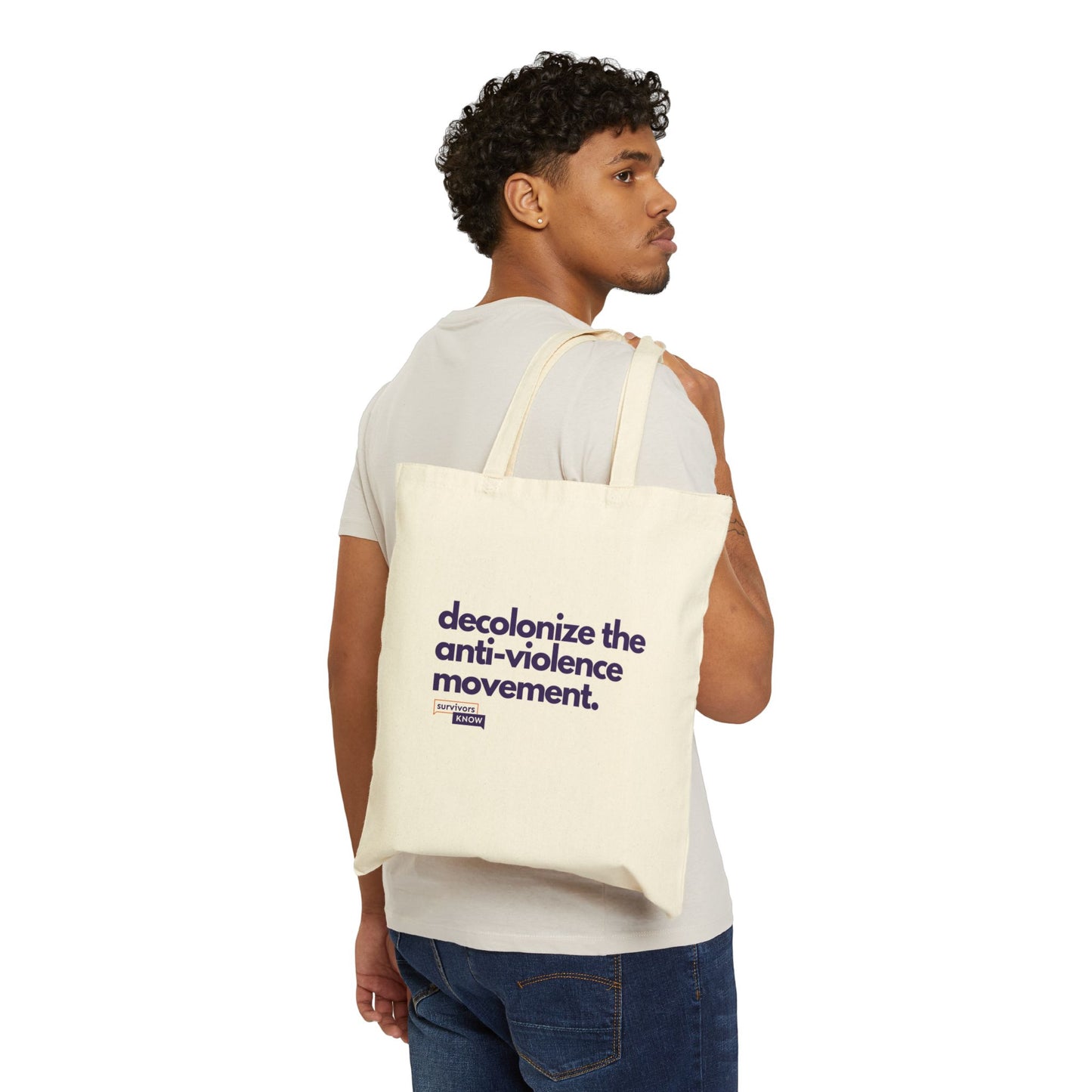 Decolonize - Cotton Canvas Tote Bag