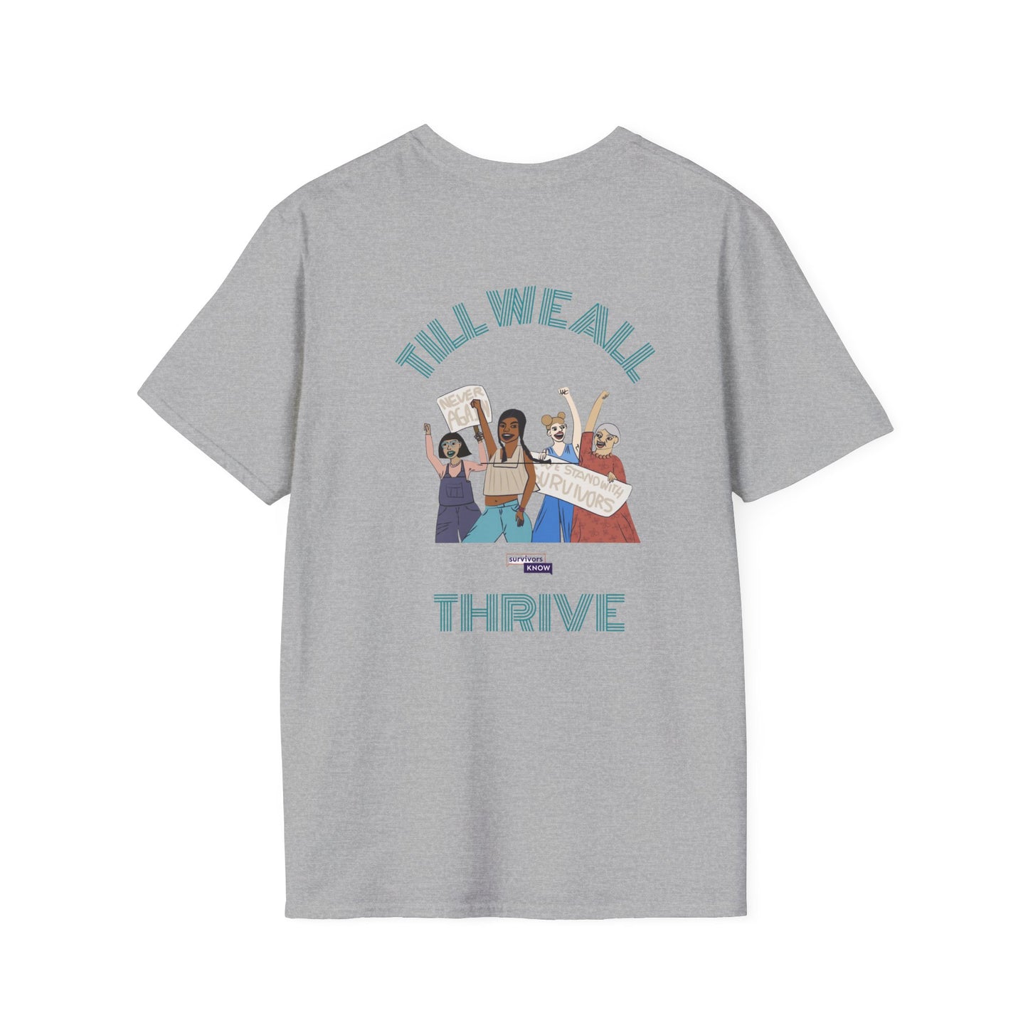 T-Shirt — "Ready to Ruin / Till We All Thrive" Graphic Tee (Inclusive Activism Design)
