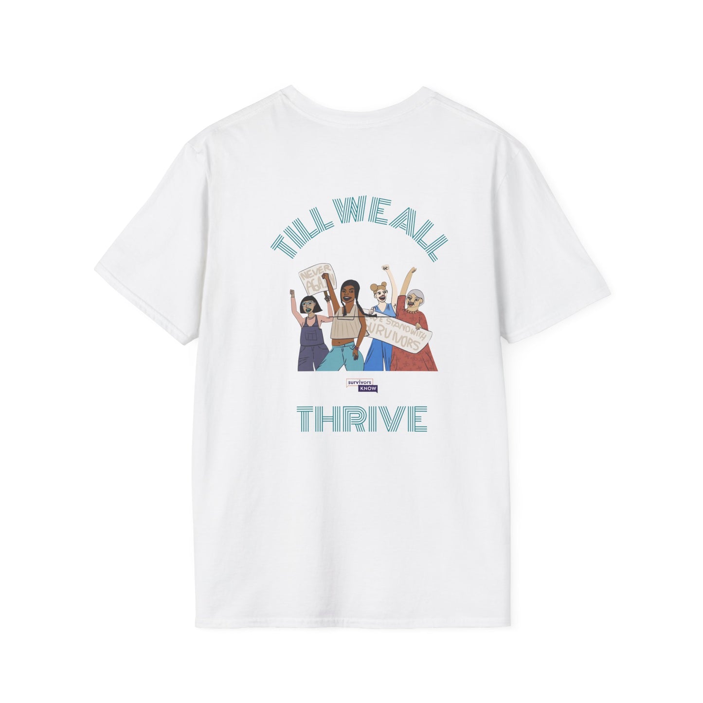 T-Shirt — "Ready to Ruin / Till We All Thrive" Graphic Tee (Inclusive Activism Design)