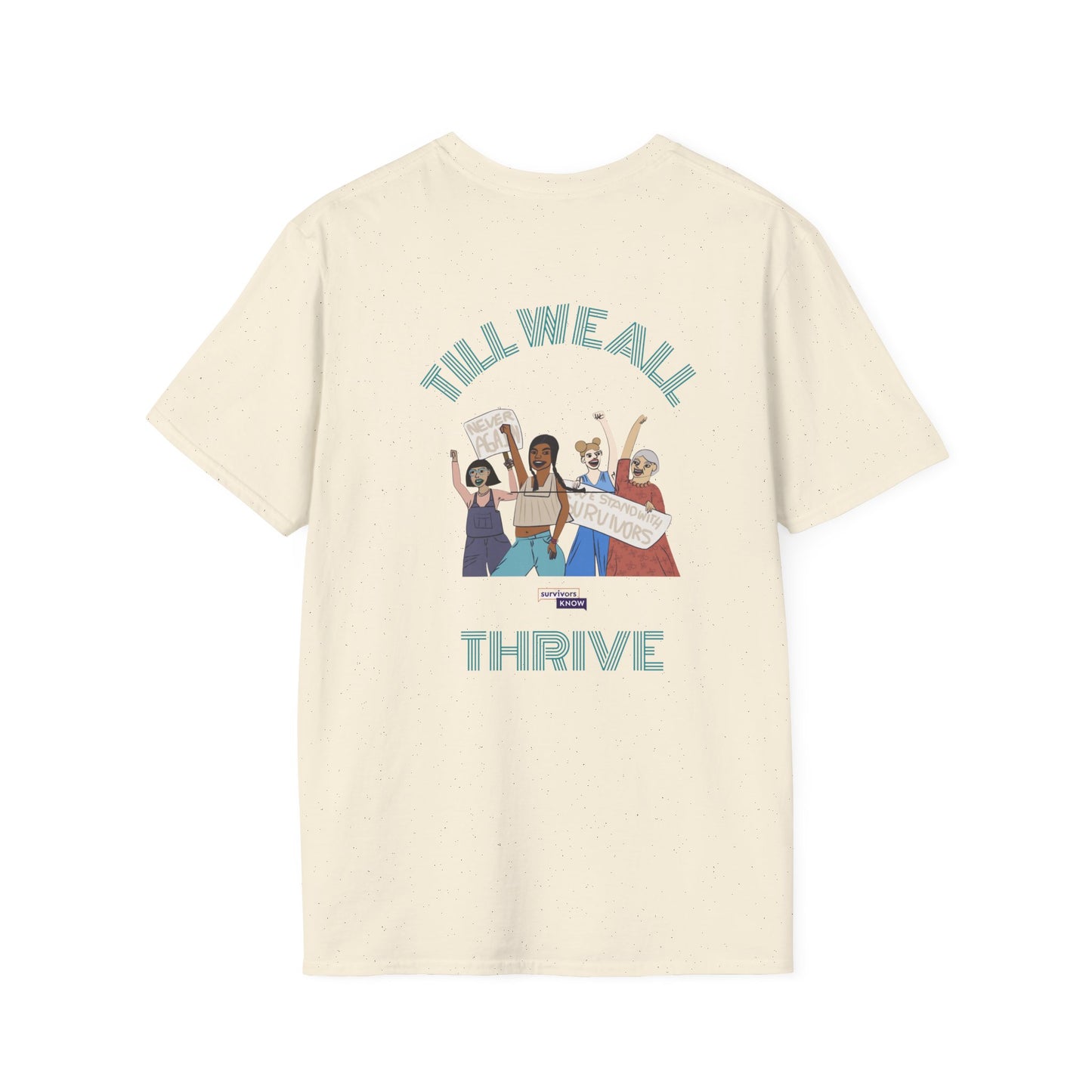 T-Shirt — "Ready to Ruin / Till We All Thrive" Graphic Tee (Inclusive Activism Design)